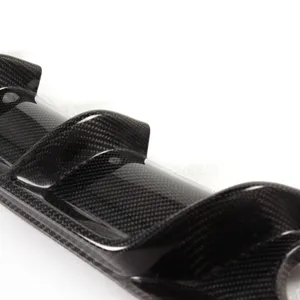 Per BMW F30 MTECH diffusore in fibra di carbonio (quad tubo di scarico, doppia uscita)