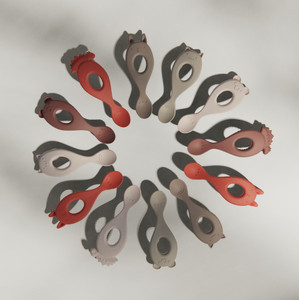 ช้อนท่องเที่ยวซิลิโคนเกรดอาหารช้อนสำหรับเดินทางช้อน2025พิมพ์ลายออกแบบได้ตามต้องการแบบใหม่ - Product Image 5