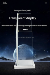หน้าจอ <span class=keywords><strong>OLED</strong></span> แบบโปร่งใสขนาด 30 นิ้ว พร้อมขาตั้ง หน้าจอสัมผัส TFT แบบโปร่งใส รุ่น LW300PXL-HRT1 สำหรับป้ายดิจิทัลและการแสดงผล - Product Image 2