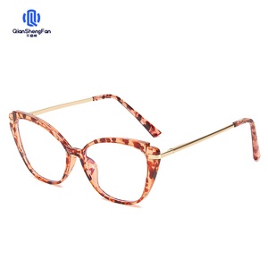 Lunettes anti-lumière bleue européennes et américaines transfrontalières monture oeil de chat rétro <span class=keywords><strong>lentille</strong></span> plate en gros - Product Image 3