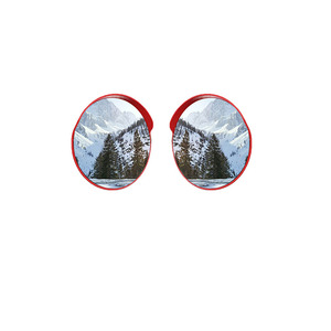 Miroirs sphériques réfléchissants concaves et convexes de 100 cm pour la sécurité routière, produits d'avertissement routier - Product Image 2