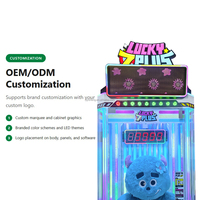 Machine de jeu d'arcade Lucky Time en métal et plastique, garantie 1 an, prix usine pour centre de jeux, système électronique, emballage premium