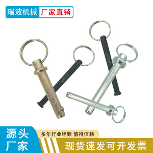 Galvanized Quick Release <b>Pins</b> Standard Cylindrical Head Zinc Plated Steel Ball Positioning Insurance <b>Pins</b> General Use Grade A - Product Image 4