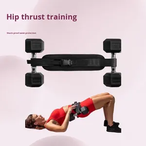 Ponte dell'anca <span class=keywords><strong>cintura</strong></span> di allenamento per lo Yoga pesato esercizio manubrio Fitness Hip lifting modellante vita Trimmer per gli uomini e le donne - Product Image 3