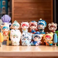 Hug Hug Cute Power Agency Series Mystery Box Figurine de personnage adorable Jouet de mode Ornement de table Cadeau Kawaii pour collectionneurs