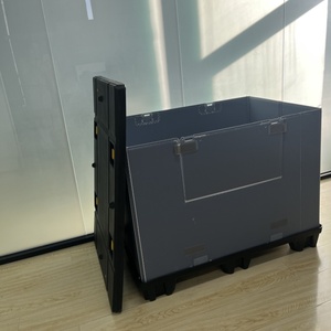 Özel 1200X1000 HDPE Gaylord Palet Katlanabilir Katlanabilir Plastik Toplu Plastik İç İçe Geçen Ekolojik Dayanıklı Katlanır Konteyner - Product Image 6