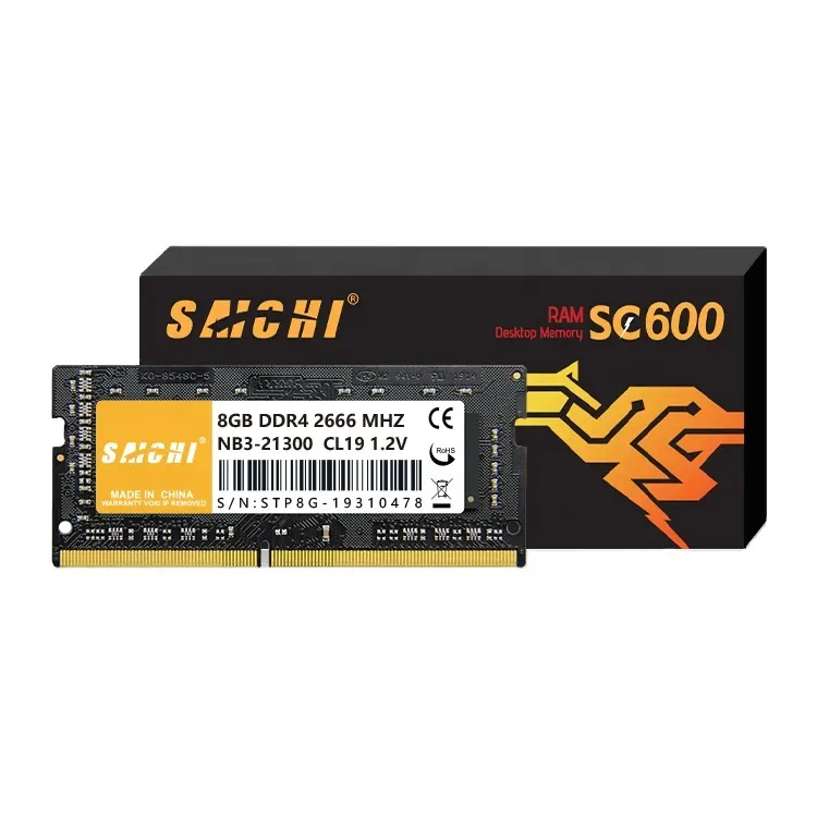 الصين الصانع الأصلي رقائق ذاكرة مخصصة SODIMM 2666MHz 8gb كمبيوتر محمول ذاكرة عشوائية ram ddr4