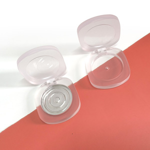 Transparente Mate Sólido Perfume Sombra de ojos Colorete Resaltador Contorno Polvo Estuche compacto Embalaje cosmético personalizable - Product Image 1