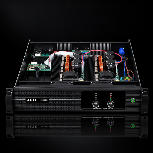 SiC Technology Class D Power Amplifier 2 Channel 4000W Per Channel 2U Professional PA Amplifier for Concert Stage DJ Rental