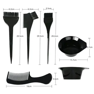 Customized Tint Hair Color Dye Brush Barebr Hair Coloring Tools Set With Logo Hairdressing Brushes and Bowl For Women
