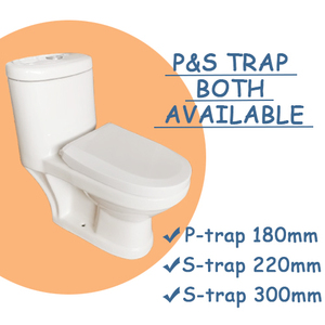 WC monobloc en céramique pour enfants, design européen, double chasse, à poser au sol - Product Image 2