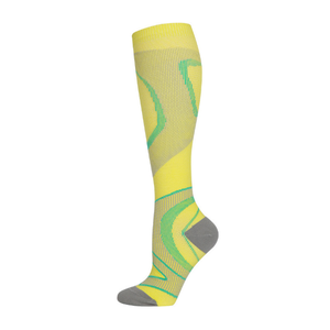 Calcetines <span class=keywords><strong>de</strong></span> Compresión Deportivos Profesionales <span class=keywords><strong>al</strong></span> por Mayor, Personalizados, 20-30 mmHG, hasta la Rodilla, para <span class=keywords><strong>Correr</strong></span>, Ciclismo, Fútbol, Antimicrobianos, Digitales - Product Image 2