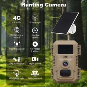 50 mètres infrarouge Vision nocturne numérique Variable UHD 4MP CCTV caméra champ <span class=keywords><strong>chasse</strong></span> solaire sécurité <span class=keywords><strong>Camara</strong></span> avec capteur CMOS - Product Image 2