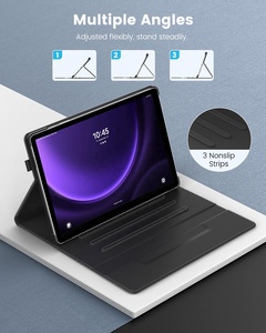 MoKo antiurto antigraffio protezione anteriore supporto in pelle PU copertura per Tablet per Samsung <span class=keywords><strong>Galaxy</strong></span> <span class=keywords><strong>Tab</strong></span> S9 FE + <span class=keywords><strong>12.4</strong></span> 2023 - Product Image 6