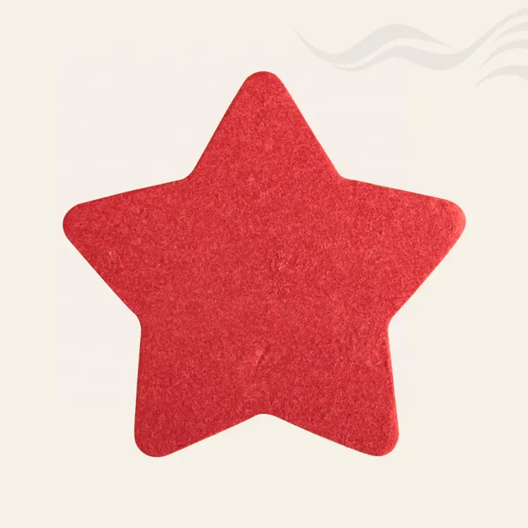 Gloway Custom-Supported Manufacturer Shower Bombs Essential Oil Red Star Shaped Bath Bomb