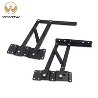 Mécanisme de levage à ressort en fer pour tables basses – Cadre de levage pliable multifonctionnel et réglable pour meubles de maison