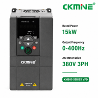 CKMINE – Vente en gros – Variateur de fréquence 15 kW 380 V triphasé pour moteur, contrôleur de vitesse pour machine d'injection plastique et de travail du bois