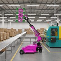 Nouvelle machine de levage de verre mobile de 3,5 m, 5 m, 800 kg, 500 kg, avec système de ventouse double et rotation à 90 degrés