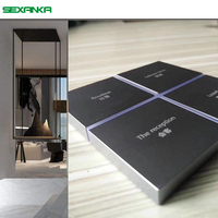 SEXANKA Smart Life, système d'automatisation de la maison intelligente avec panneau tactile en aluminium, interrupteurs muraux intelligents tactiles en métal RS485