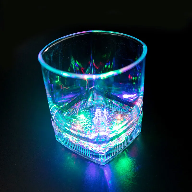 Color Changing cup Pub Party Flashing Plastic Led Glasses LED Jar Cups Led Glass in 2021