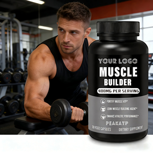קפסולות פורמולה לבניית שרירים בהתאמה אישית, תוסף תזונה ספורטיבי עם קריאטין ו-<span class=keywords><strong>BCAA</strong></span> תערובת מתקדמת לחוזק והתאוששות - Product Image 1