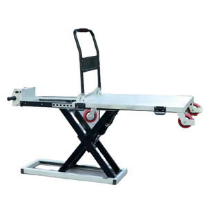 Mobiele Hydraulische Elektrische Opheffende Dieplader Vrachtwagen Draagbare Opslagplatform Gietijzeren Kleine Trolleykar - Product Image 1