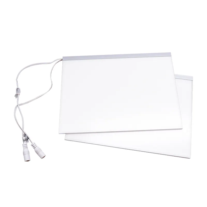 Boîte à lumière LED PMMA Ultra mince personnalisée, rétro-éclairage en acrylique, panneau plat LED 12V, 24V, 4MM avec diffuseur PC, rétro-éclairage