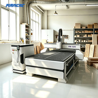 Machine de gravure CNC 6 kW refroidie par air pour le travail du bois, avec moteur à roulement et contrôleur PLC, compatible NC Studio - Promotion FIRM