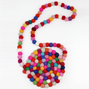 Nhiều Màu Vòng Cảm Thấy Bóng Thảm Cảm Thấy Thảm Sàn Len Cảm Thấy Bóng Thảm Thảm - Product Image 4