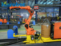 Robot de soudage collaboratif automatique à 6 axes avec PLC et boîte de vitesses, portée de 2014 mm pour usage industriel
