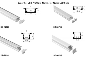 Ánh Sáng Bar <span class=keywords><strong>Led</strong></span> Nhôm Hồ Sơ Với <span class=keywords><strong>Led</strong></span> Tape <span class=keywords><strong>Light</strong></span> CE ROHS Chiều Dài Tùy Chỉnh - Product Image 4