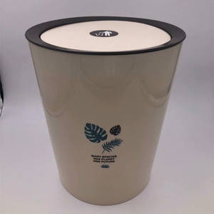 كيرفر صندوق نفايات بلاستيكي مع غطاء الوجه القمامة المطبخ جديد سوينغ مزبلة القمامة 8.5L - Product Image 2