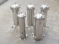 Filtre à eau en acier inoxydable 304 de qualité industrielle, capacité de 500 L/heure, pour le traitement de l'eau domestique