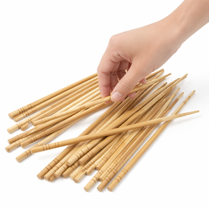 <span class=keywords><strong>Palillos</strong></span> Desechables de Bambú <span class=keywords><strong>Redondos</strong></span> Chinos Naturales para Suministro de Catering al por Mayor - Product Image 3