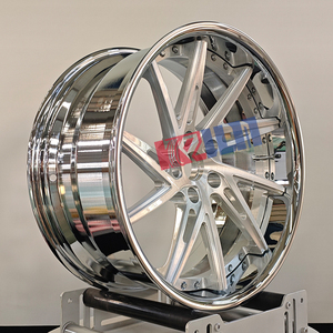 ล้อแม็กซ์สไตล์ใหม่ ขนาด 24 นิ้ว "26" 5x114.3 สีเงินปัดเงา ล้อฟอร์จ Rucci - Product Image 4