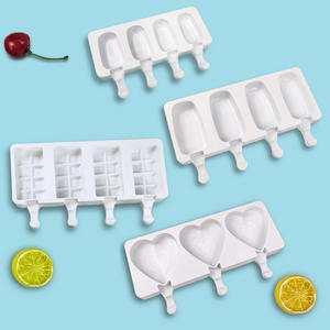 Popsicles maison bricolage <span class=keywords><strong>moule</strong></span> à glace Silicone crème glacée <span class=keywords><strong>moule</strong></span> outils dessin animé glaçon Pop boule Silicone Popsicle 4 <span class=keywords><strong>en</strong></span> 1 <span class=keywords><strong>moule</strong></span> <span class=keywords><strong>en</strong></span> silicone - Product Image 2