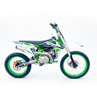 80km/u 150cc Pitbike met hydraulische schijfremmen, 100kg draagvermogen, benzine aangedreven mini crossmotor met omgekeerde voorvork en elektrische start