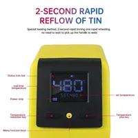 Station de soudage numérique à température constante OSS T210 Plus, 3 embouts, soudage de circuits imprimés, mise en veille automatique, chauffage en 2 secondes, 110V-240V
