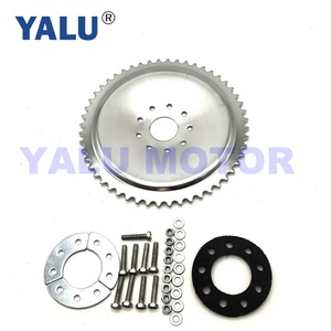 Bicicletta elettrica motore a benzina #410 52 T nuovo speciale-a forma di Corona Sinistra Ebike kit 52 denti non hanno bisogno di togliere il freno a disco - Product Image 1