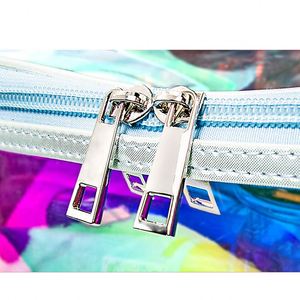 2024 Wholesale Outdoor Accessories Waterproof Clear Makeup Bag Pouch Laser Hologram <b>Travel</b> Cosmetic Pouch Bag <b>Cases</b> <b>Travel</b> - Product Image 6