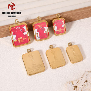 Collar de Fútbol de Austria para Hombre, Acero Inoxidable, Collar de la Copa Mundial 2026 para Hombre, Collar de Acero Inoxidable para Hombre de la Copa Mundial 2026 - Product Image 2