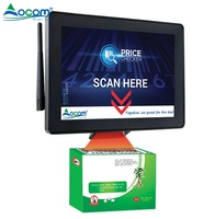 10.1 pouces VESA Supermarché POS Terminal 1280*800 Résolution Android Wifi Vérificateur de prix hors ligne
