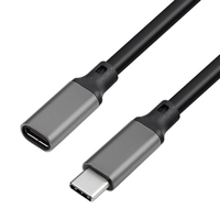 Hohe Qualität USB 3,0 TYPE-C Männlichen zu Weiblichen USB-C Verlängerung Kabel 1M