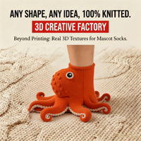 Calcetín de Tentáculo de Pulpo 3D, Regalo para Biólogos Marinos, Unisex, para Adultos y Niños, Venta al Por Mayor, Juguete de Peluche Tejido Personalizado, Directo de Fábrica