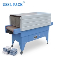 Machine automatique de tunnel de rétraction thermique pour films, pour produits de vente au détail, bouteilles de boissons, coffrets cadeaux et entrepôt logistique BSA-4535