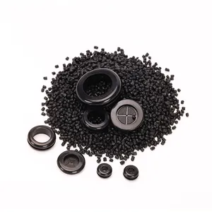 黒色軟質プラスチック原料PVCシールストリップ複合顆粒
