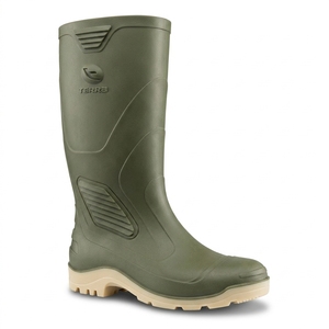 Las botas AP TERRA ECO 3 GR/YL/OR presentan un diseño ecológico en verde y naranja con una entresuela de PVC duradera. - Product Image 2