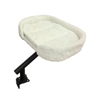 Hamac pour chat à fixer sur bureau, gain de place, rotatif à 360°, lit surélevé en peluche, perchoir à clipser sur table pour chats