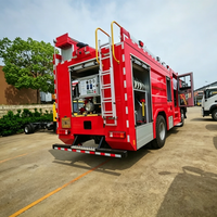 Camion de pompiers 4x2 neuf d'usine, camion de lutte contre l'incendie à l'eau et à la mousse, camion de sauvetage incendie, prix