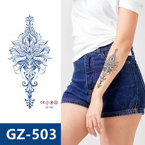 En Stock, último medio <span class=keywords><strong>mes</strong></span> 100%, arte corporal seguro, realista, mujeres, hombres, transferencia <span class=keywords><strong>de</strong></span> agua, tatuaje <span class=keywords><strong>de</strong></span> jugo temporal semipermanente - Product Image 1